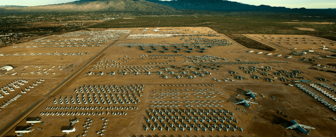 Descubre The Boneyard en Arizona el mayor cementerio de aviones del mundo que puedes visitar gracias a un tour