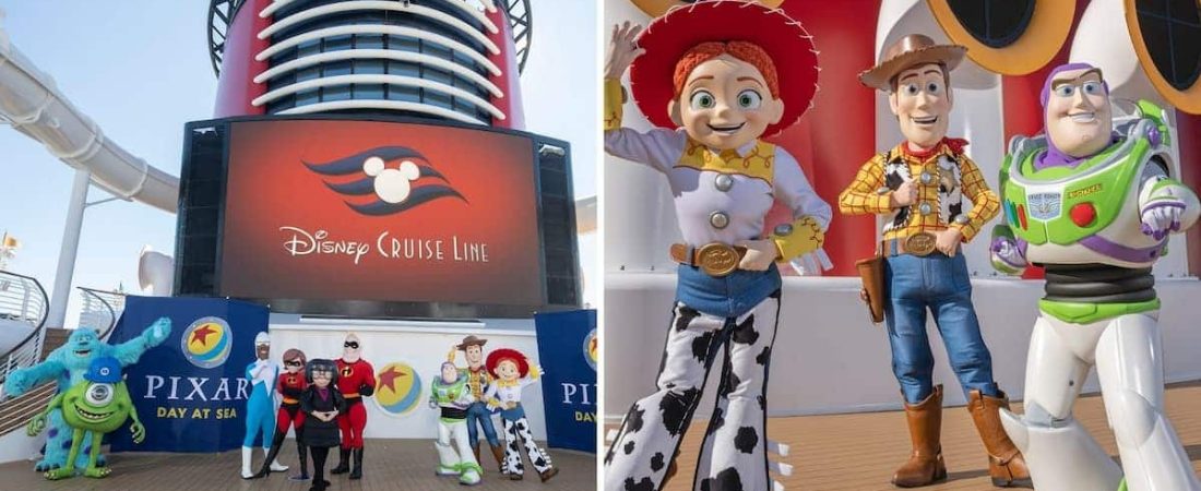 Algunos de los personajes de Pixar formarán parte de los cruceros de Disney 2023