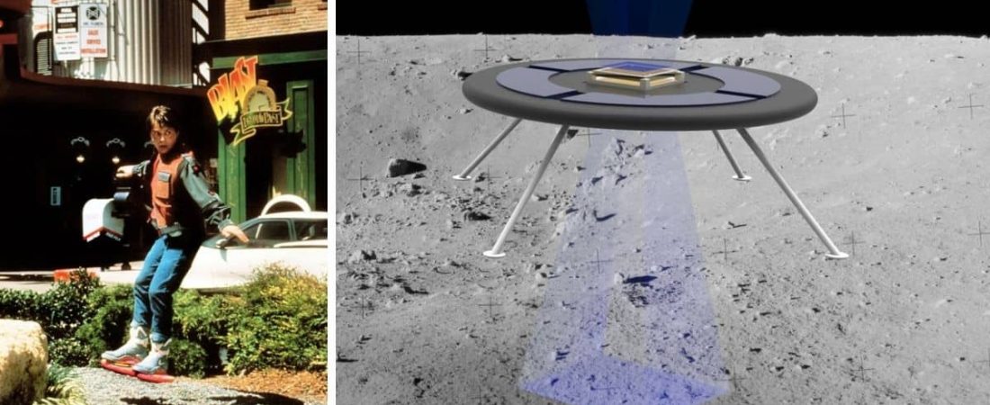 Científicos diseñan una "aerotabla" que podría flotar en la luna