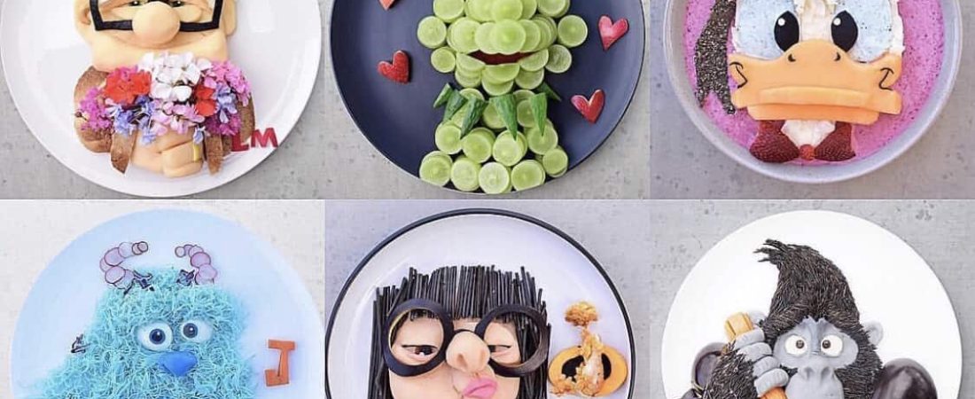 El auge del 'food art' Esta madre sorprende creando platos saludables inspirados en personajes de cuentos y dibujos animados 4