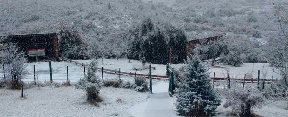 En aislamiento y sin turistas, Bariloche recibió su primera nevada del año