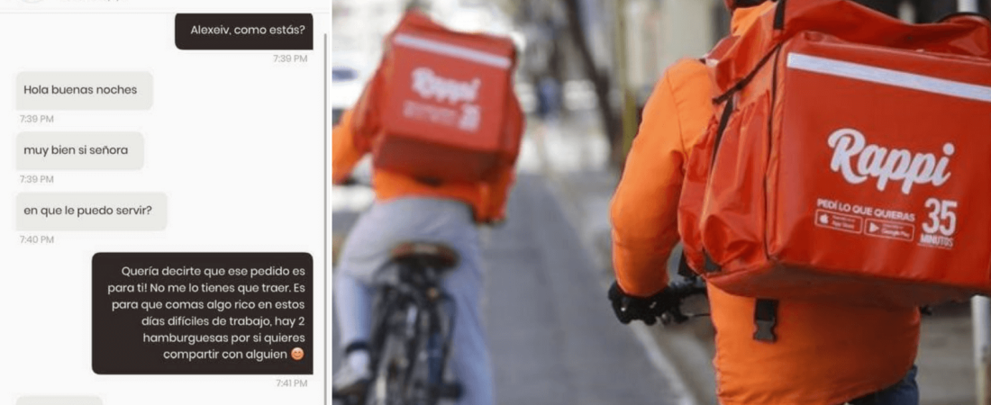 Ese pedido es para ti el emocionante gesto de muchos clientes a los repartidores de apps de delivery 1