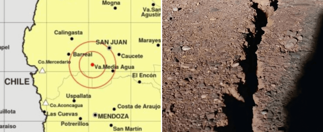FOTOS Registran un terremoto de 6.4 grados en la escala de Richter en San Juan, Argentina