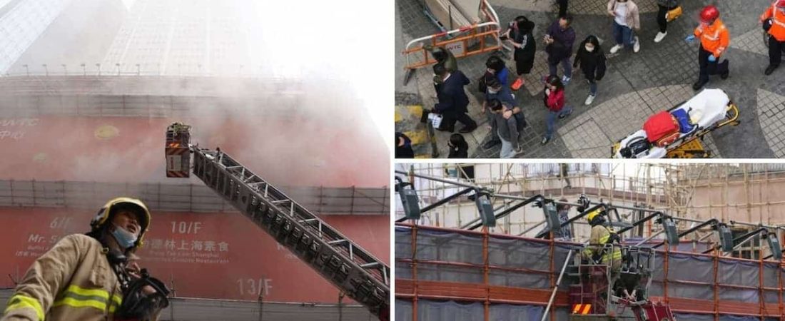 Hong Kong: fueron evacuadas más de 1.200 personas que quedaron atrapadas por un incendio