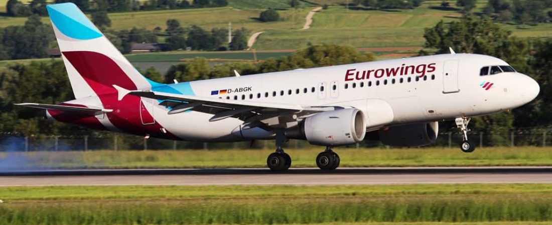 Insólito La aerolínea Eurowings debió redirigir un vuelo con sólo dos pasajeros debido a que el aeropuerto de destino se encontraba cerrado