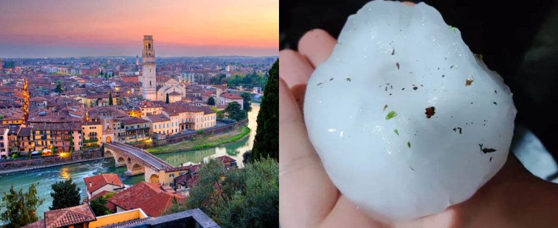 Italia Fuerte temporal con granizo de gran tamaño deja 110 heridos en la región del Véneto-1