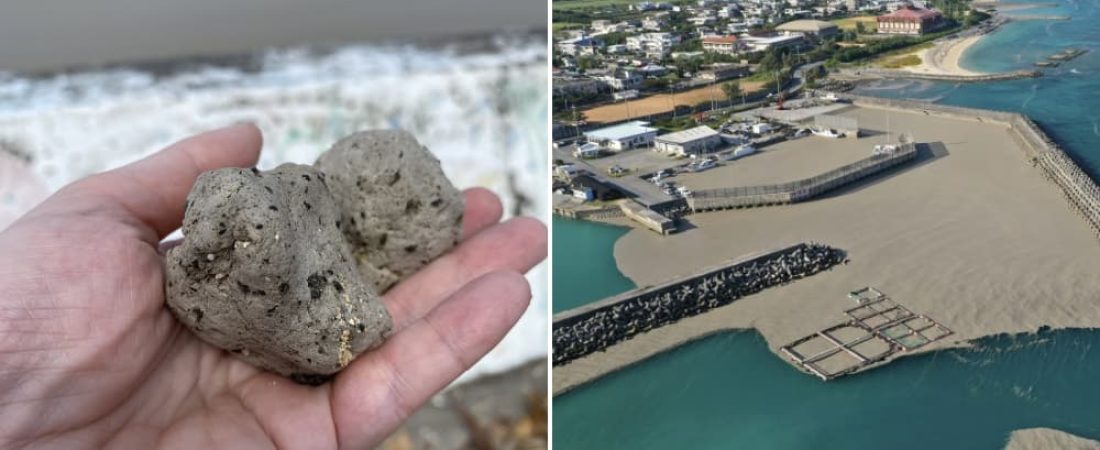 Japón La erupción de un volcán submarino provoca enormes cantidades de piedra pómez alrededor de las costas-1