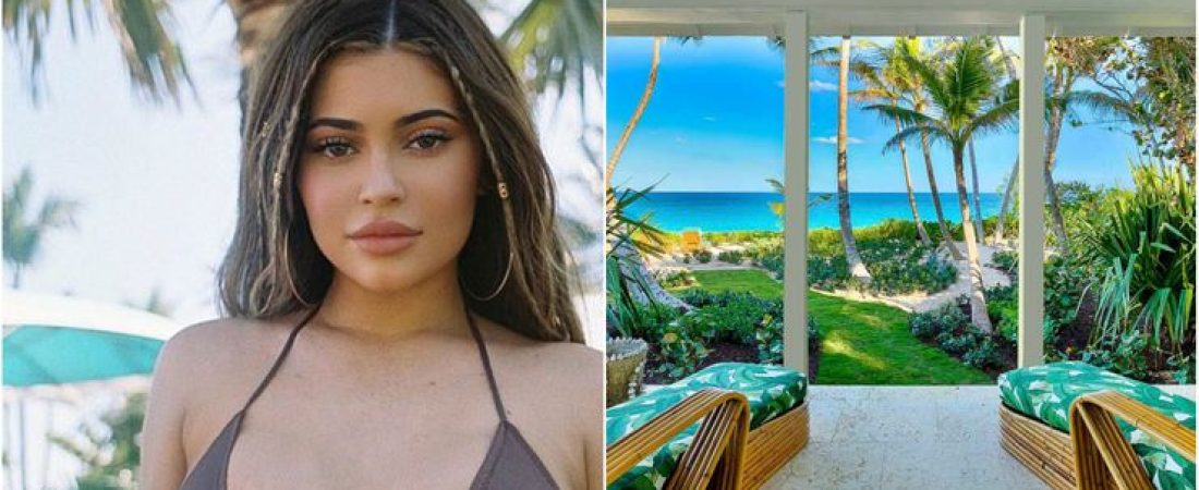 Kylie-Jenner-Kendall-Jenner-2020-Vacation-in-The-Bahamas-beachfront