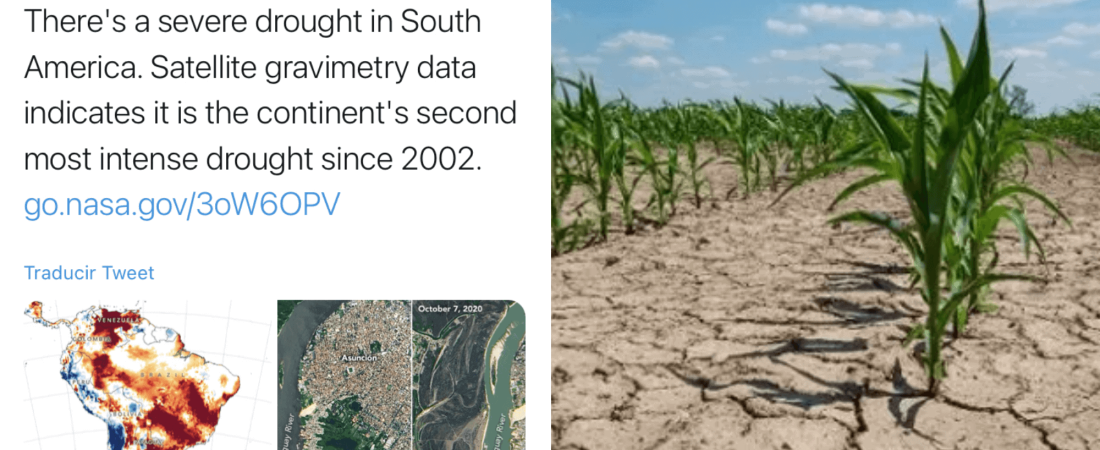 La NASA advierte que Sudamérica enfrenta la segunda sequía más severa desde el año 2002 1