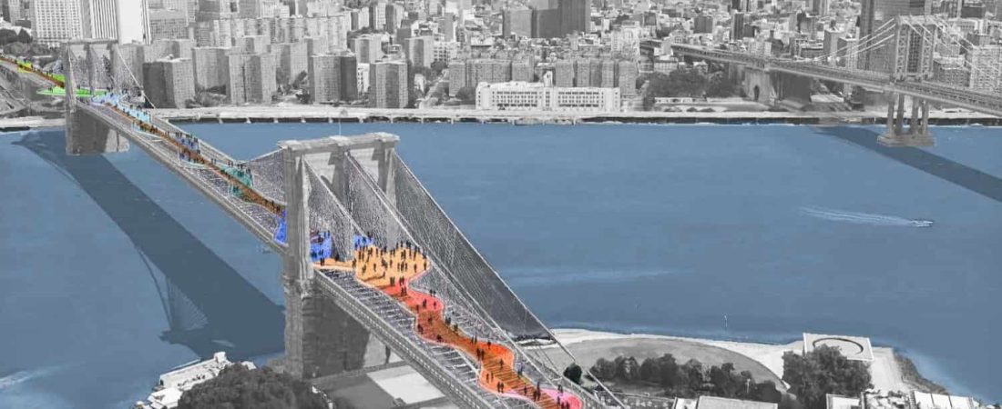 Lanzan un concurso para que usuarios voten el nuevo diseño del puente de Brooklyn en Nueva York 1