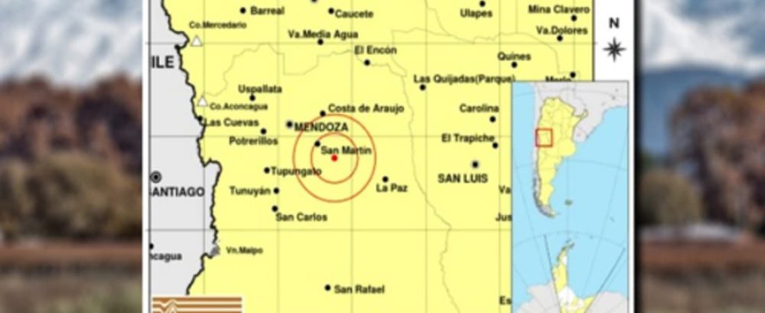 Mendoza registró terremoto de 5,2 grados en la escala Richter no se registraron heridos ni daños materiales