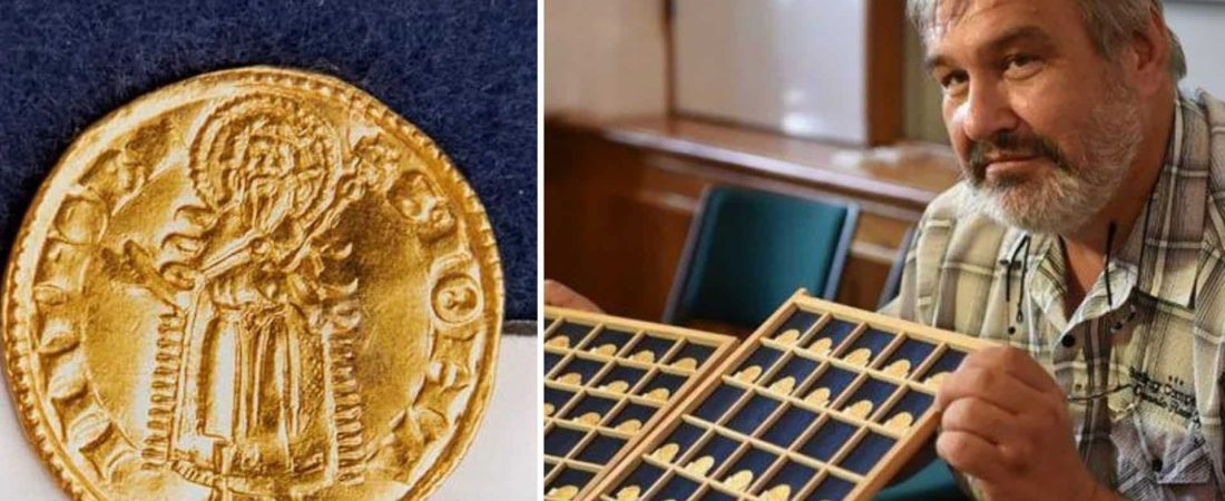 Encuentran cientos de monedas de oro en República Checa