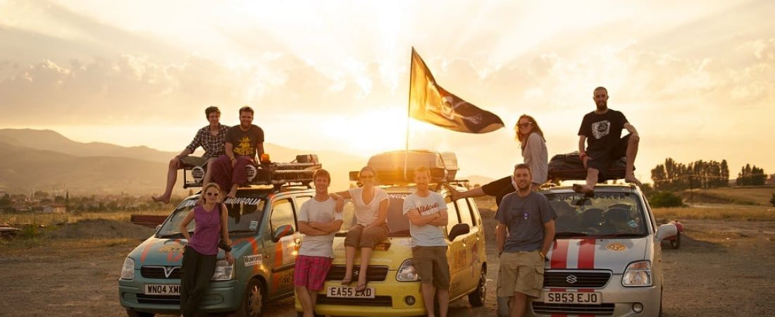 Mongol-Rally-Suzuki-Wagon-Teams-Turkey-Sunset