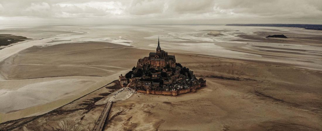 Mont Saint-Michel en invieno