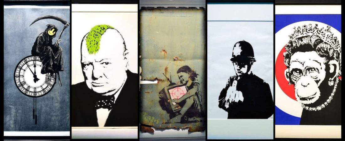 La muestra más grande de las obras de Banksy llega a Boston, Estados Unidos