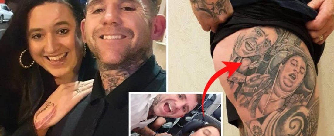 Mum-of-five-mortified-after-husband-gets-tattoo-of-her-snoring-face