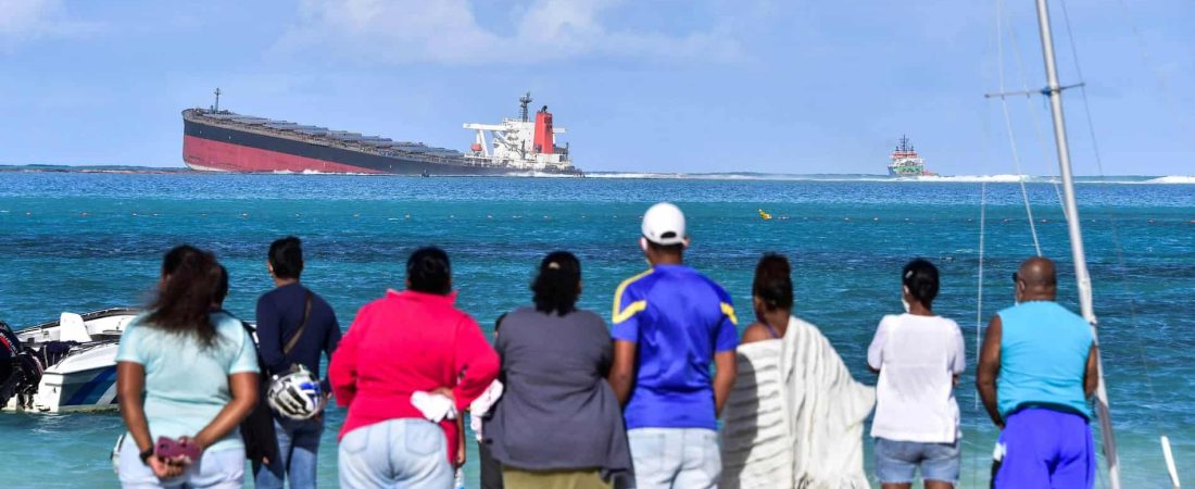 Naufragio en Isla Mauricio