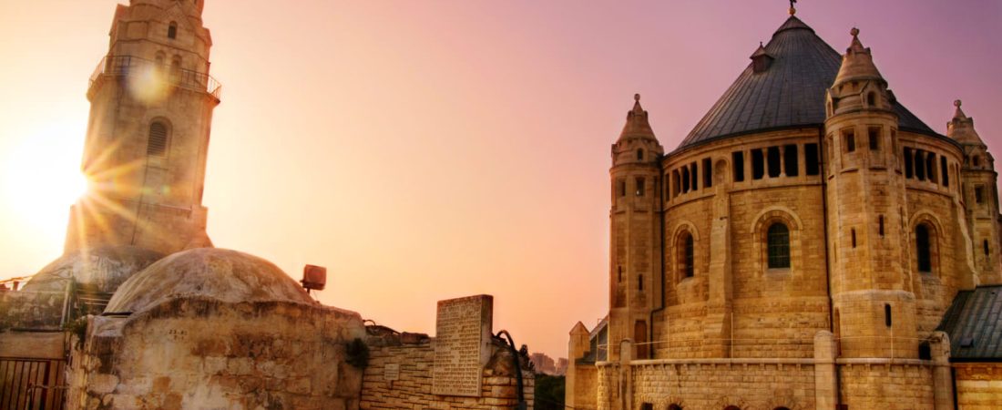 Photo-taken-by-Noam-Chen-for-the-Israeli-Ministry-of-Tourism.-an-outside-view-of-the-Dormition-Abbey-in-Jerusalem-the-Old-City.