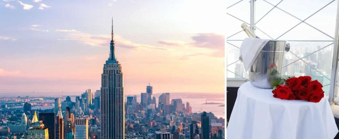 El edificio Empire State diseñó un paquete para hacer una propuesta de casamiento inolvidable