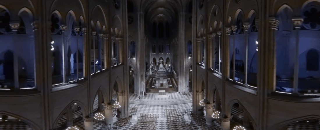 Rebuilding Notre Dame Esta experiencia de realidad virtual permite recorrer la famosa catedral antes y después de su incendio