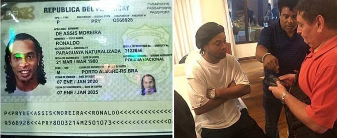Ronaldinho-Arrested-In-Paraguay-Over-Fake-Passport