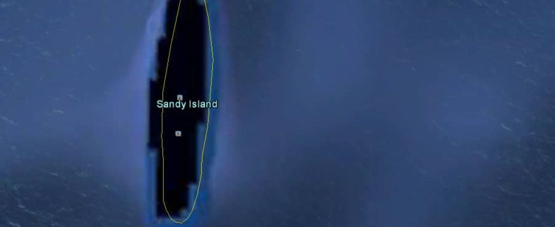 sandy island