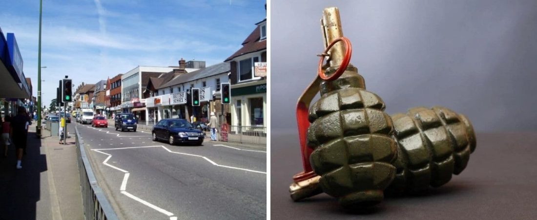 Un hombre se preparaba para un posible apocalipsis haciendo sus propias granadas