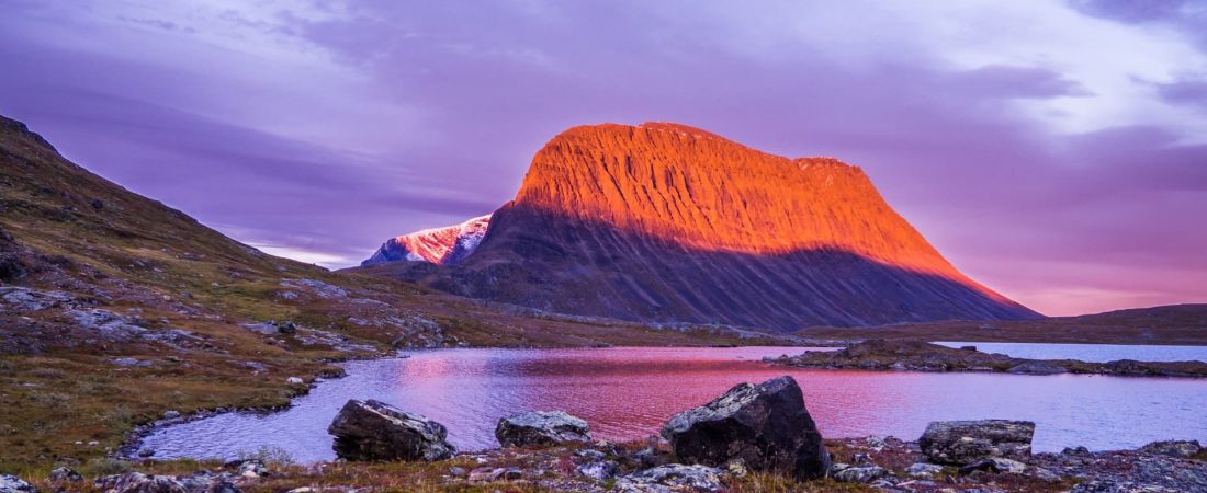 Una montaña de Suecia perdió 2 metros de altura en un año