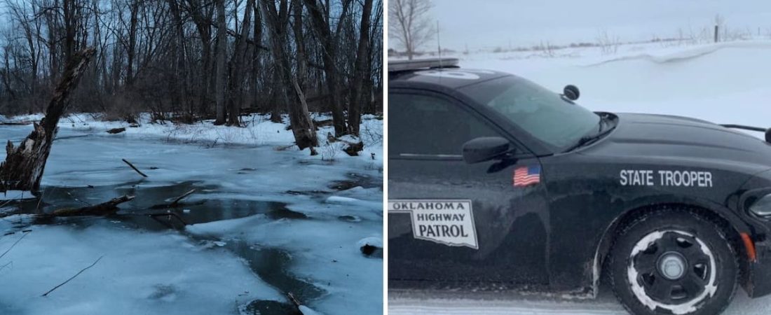 Una mujer sobrevivió en un lago de -10°C de temperatura durante dos días flotando sobre un colchón