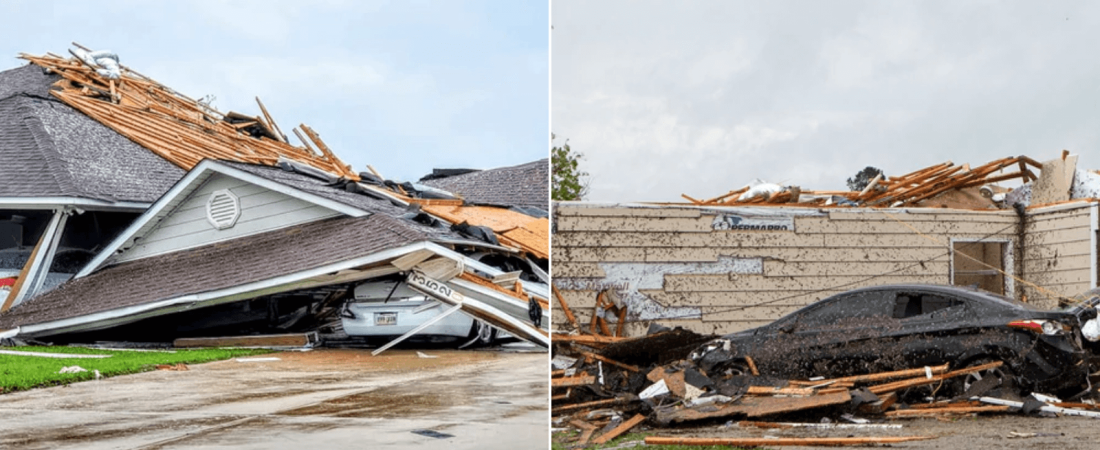 Una serie de tornados provocaron daños impactantes en Estados Unidos 32 muertos y edificios destruidos 2