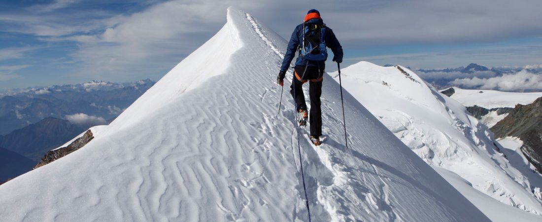 VALLE D'AOSTA-Cresta Lyskamm Occidentale (foto Andrea Greci)