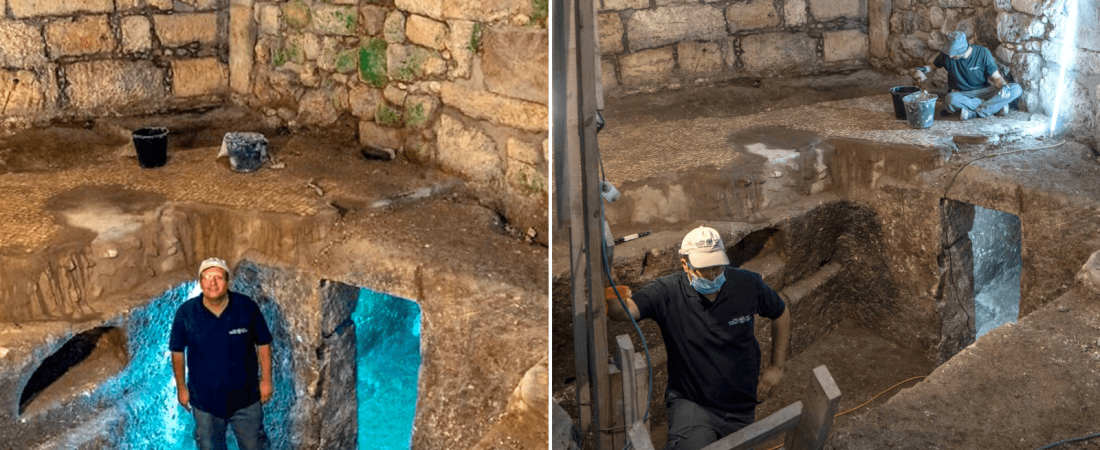 Descubren en Jerusalén un complejo subterráneo de 2.000 años junto al Muro de los Lamentos