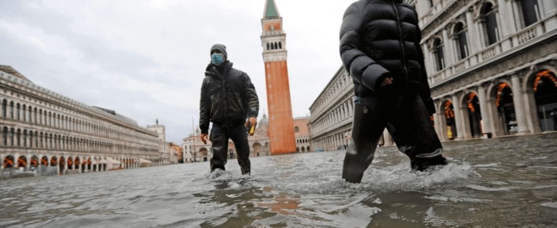 Venecia vuelve a ser víctima del fenómeno de 'acqua alta' debido a fallas en el sistema de diques para evitar inundaciones 1