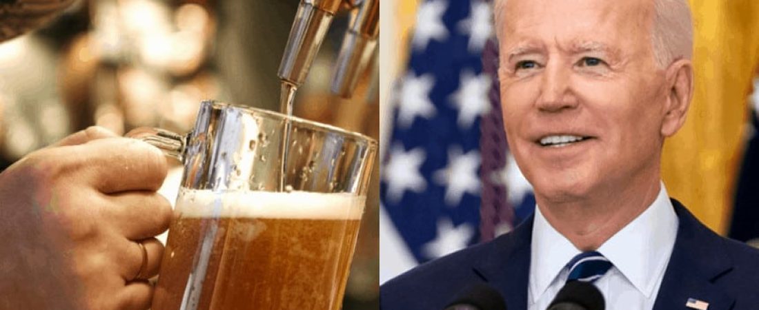 Biden regalará cerveza gratis