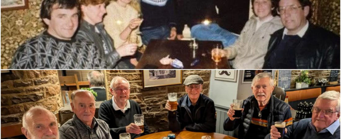 amigos tomando cerveza