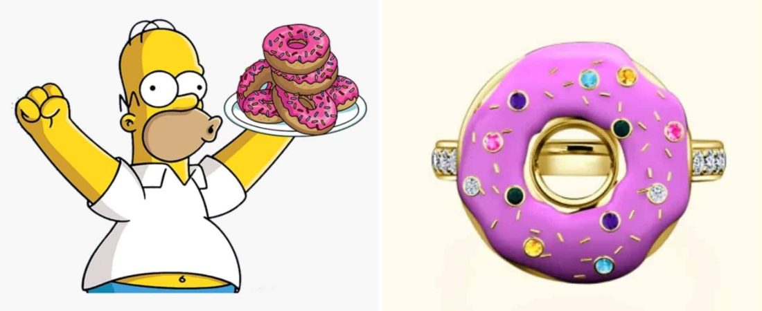 Una joyería diseñó el anillo de compromiso perfecto para cualquier persona fanática de Homero Simpson