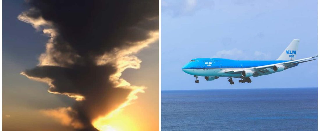 aviónvolcáneneerupción