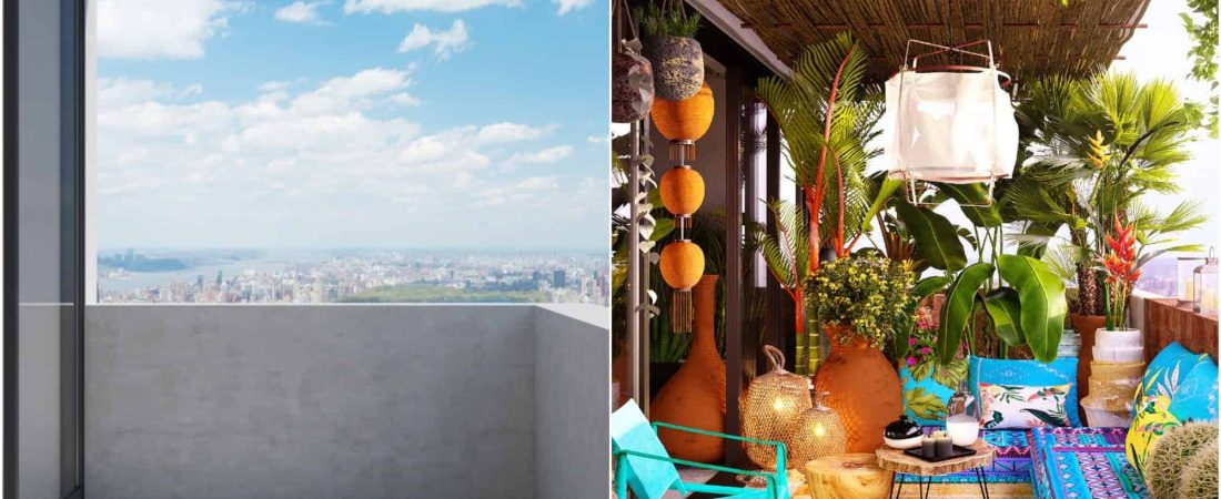 ideas para redecorar balcones