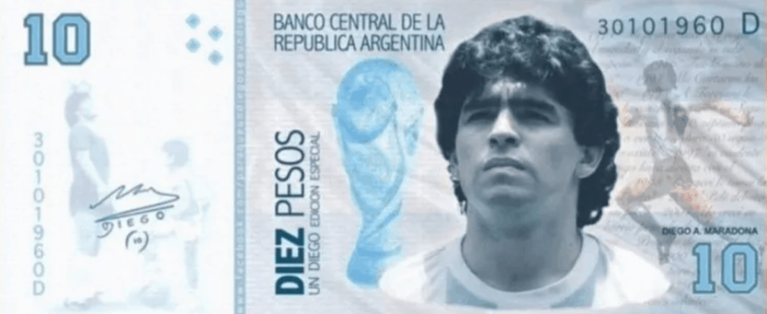 billete maradona 1