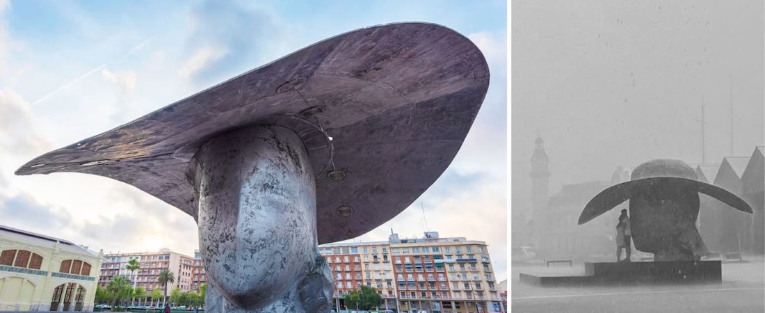 Buscan a una pareja de Valencia para regalarle su foto bajo una escultura de la ciudad