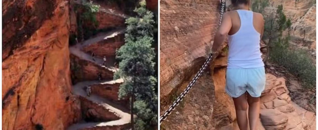 Esta mujer completó uno de los senderos más peligrosas de Estados Unidos en sandalias