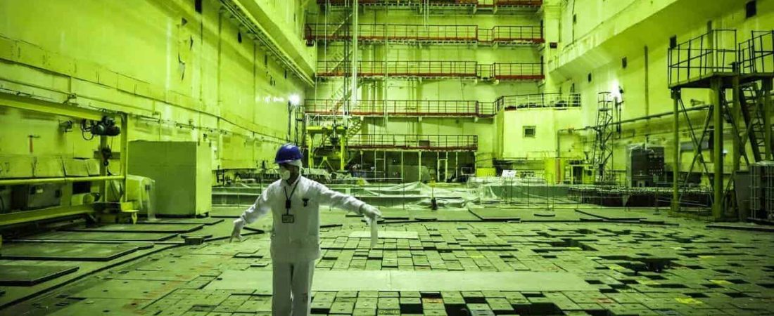 dentro del reactor de chernobyl