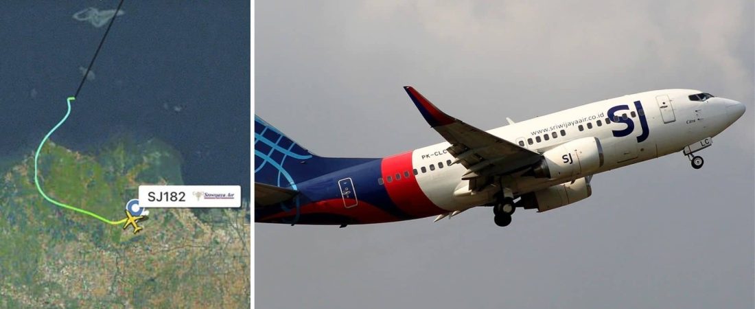 Indonesia: desapareció un avión Boeing 737 con más de 60 personas a bordo