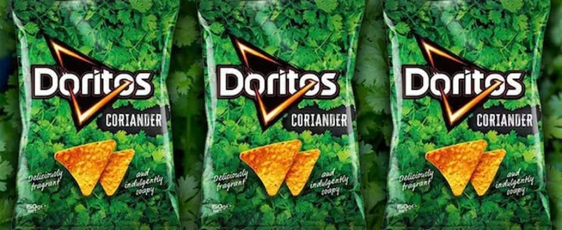 doritos de cilantro