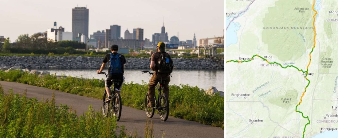 Empire State Trail: el sendero de 1200 kilómetros que va desde Nueva York hasta Canadá