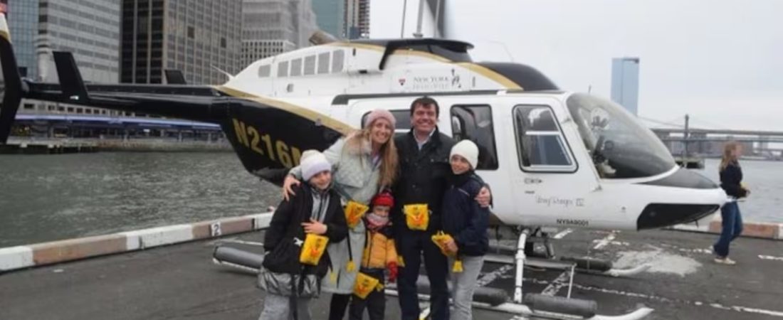 familia española accidente helicóptero
