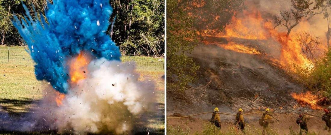 Los responsables de una fiesta para revelar el género de un bebé podrían enfrentar hasta 20 años de prisión