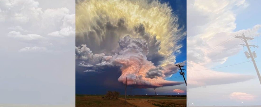 foto cielo tormenta texas