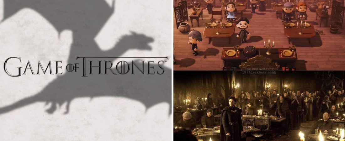 Recrean una importante escena de Game of Thrones en Animal Crossing y el resultado es increíble