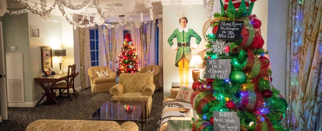 Es posible alojarse en una habitación de hotel inspirada en Buddy de la película navideña Elf